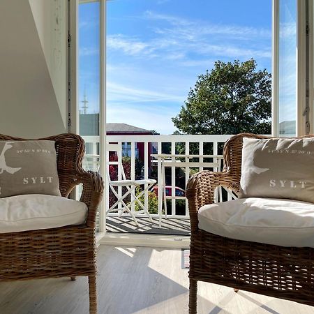 Ferienwohnung Haus Dünenrose App 2 mit Balkon Westerland Exterior foto