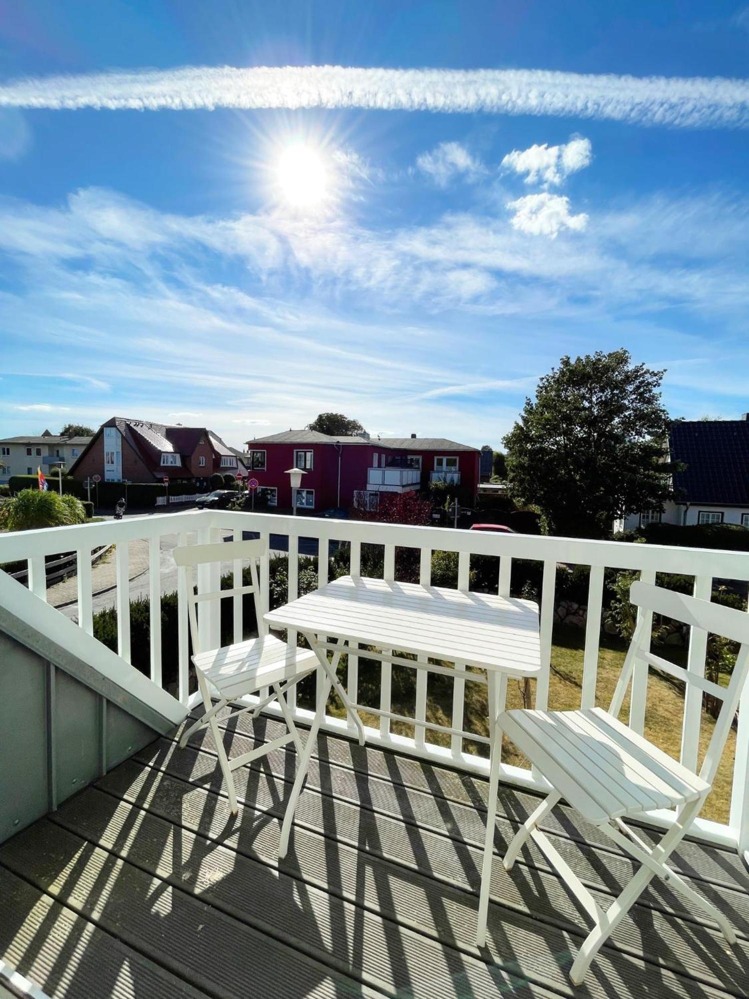 Ferienwohnung Haus Dünenrose App 2 mit Balkon Westerland Exterior foto