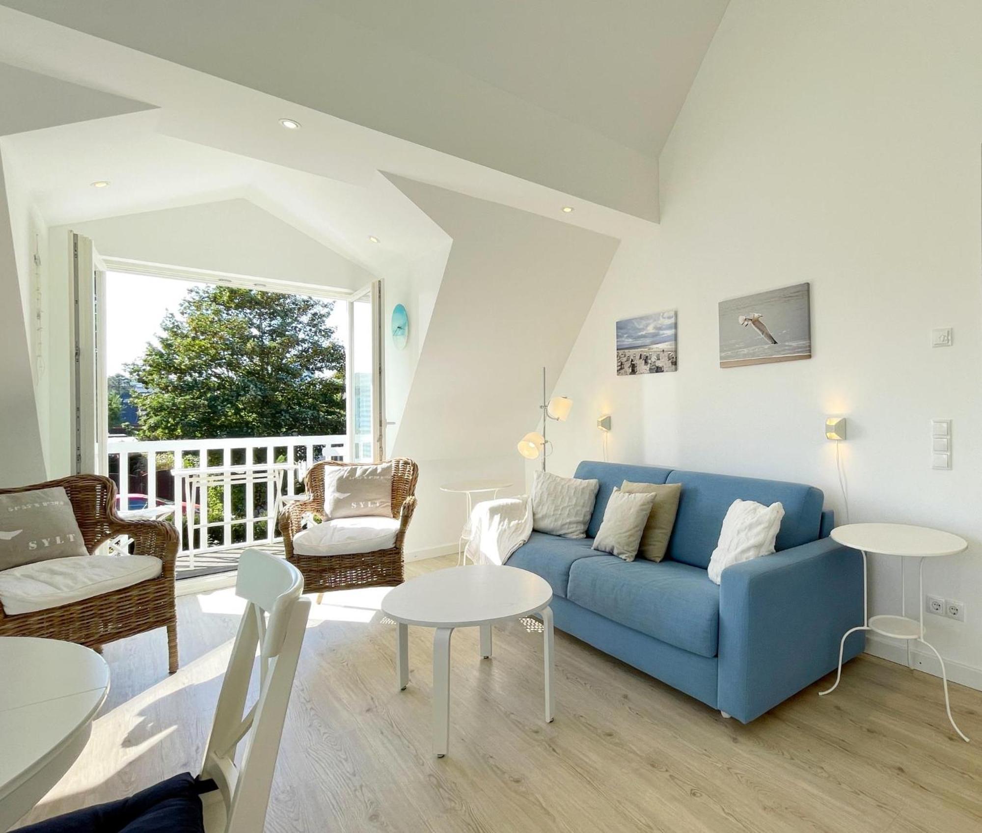 Ferienwohnung Haus Dünenrose App 2 mit Balkon Westerland Exterior foto